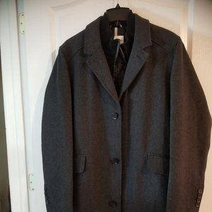 Cole Haan Signature Mens Topper Jacket with Knit Bib